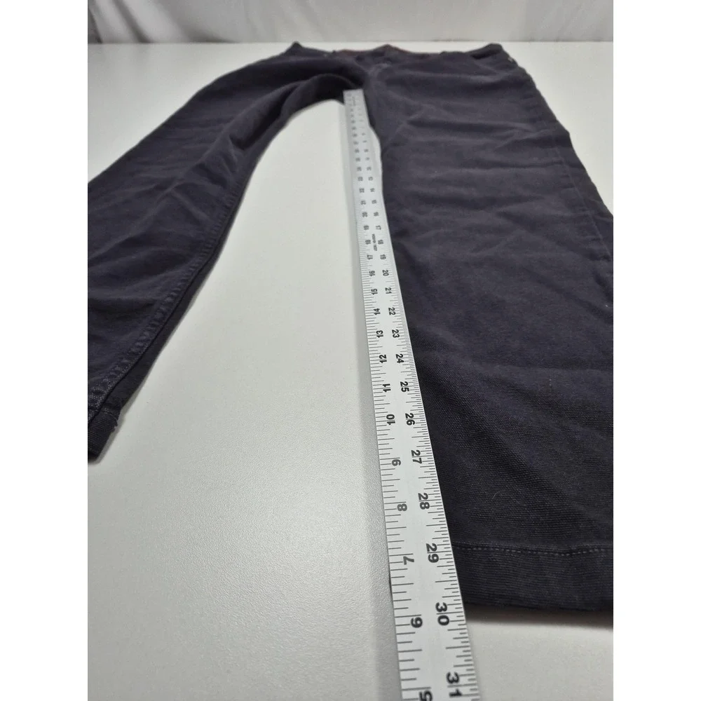 American Giant Straight Jeans Mens 32x30 Gray Dark Wash Regular Fit Denim USA